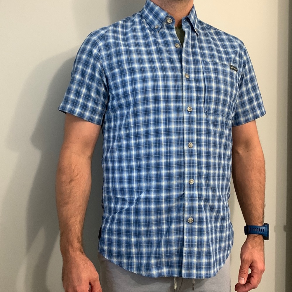 Eddie Bauer short sleeve button down